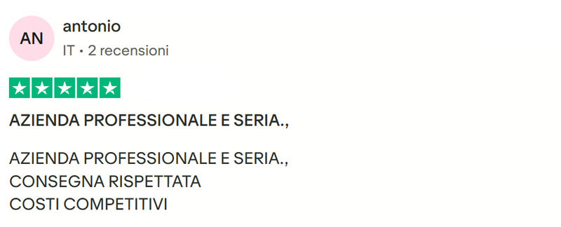 Recensione cliente VendiRistrutturato Antonio Battistuzza su Trustpilot